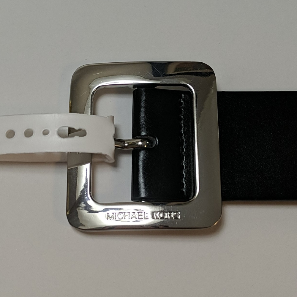 🌿 🛍️ NWT MK Belt (BLK/SLV)